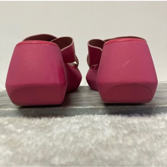 L’Intervalle Platforms Chunky Sandals Slip On Criss Cross Straps Small size 8.5 - Picture 11 of 14